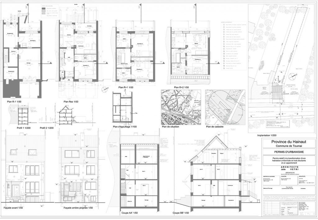 Plan de l'habitation